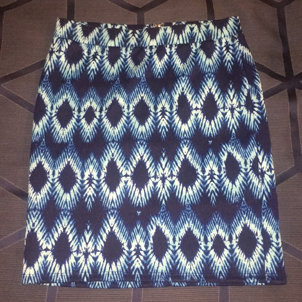 Blue Mini Skirt